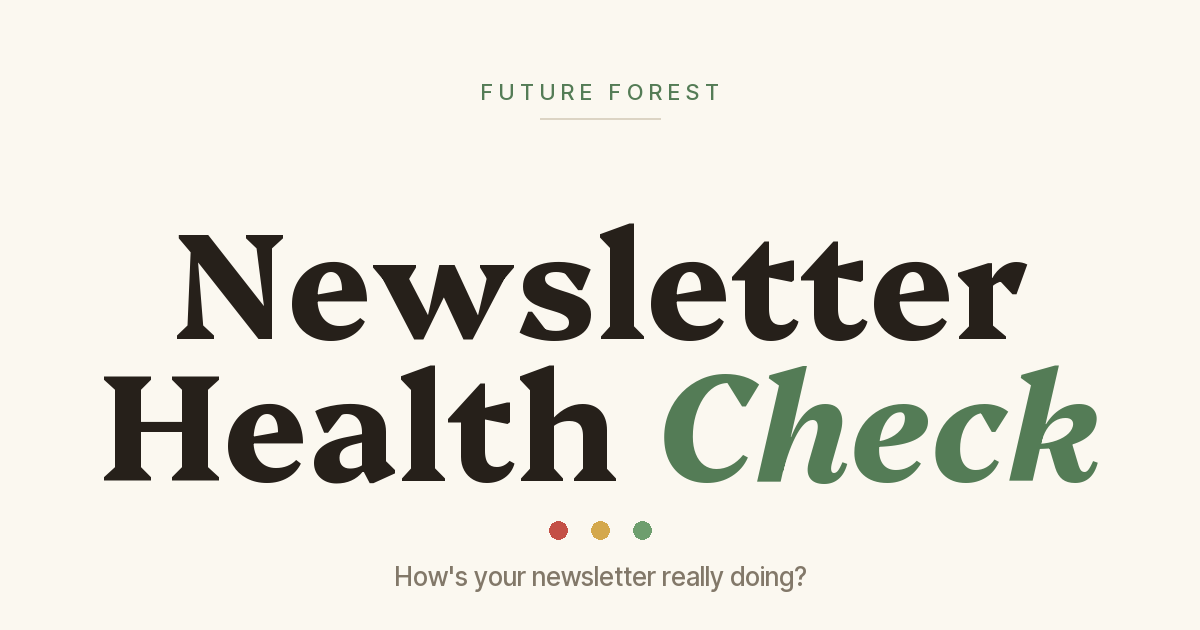 Newsletter Health Check preview